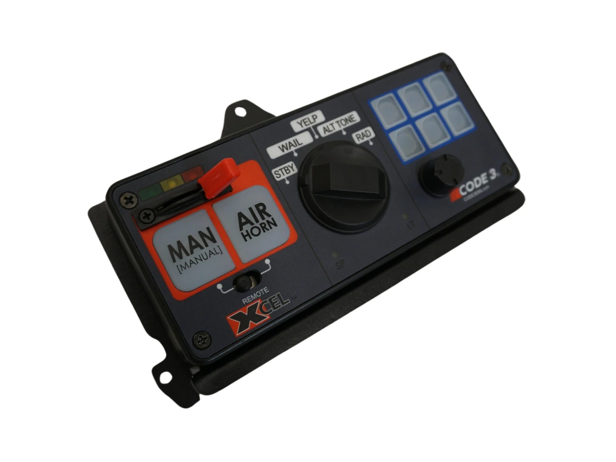 [C-EBX-C3-3] Equipment Bracket Kit for VSX Consoles Front Tray Siren Light Control – Code 3 XCEL™ 3492R Siren