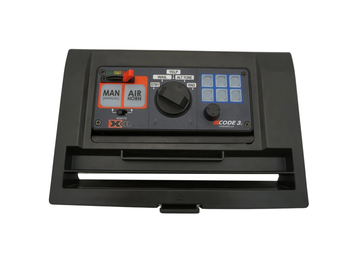 [C-EBX-C3-3] Equipment Bracket Kit for VSX Consoles Front Tray Siren Light Control – Code 3 XCEL™ 3492R Siren