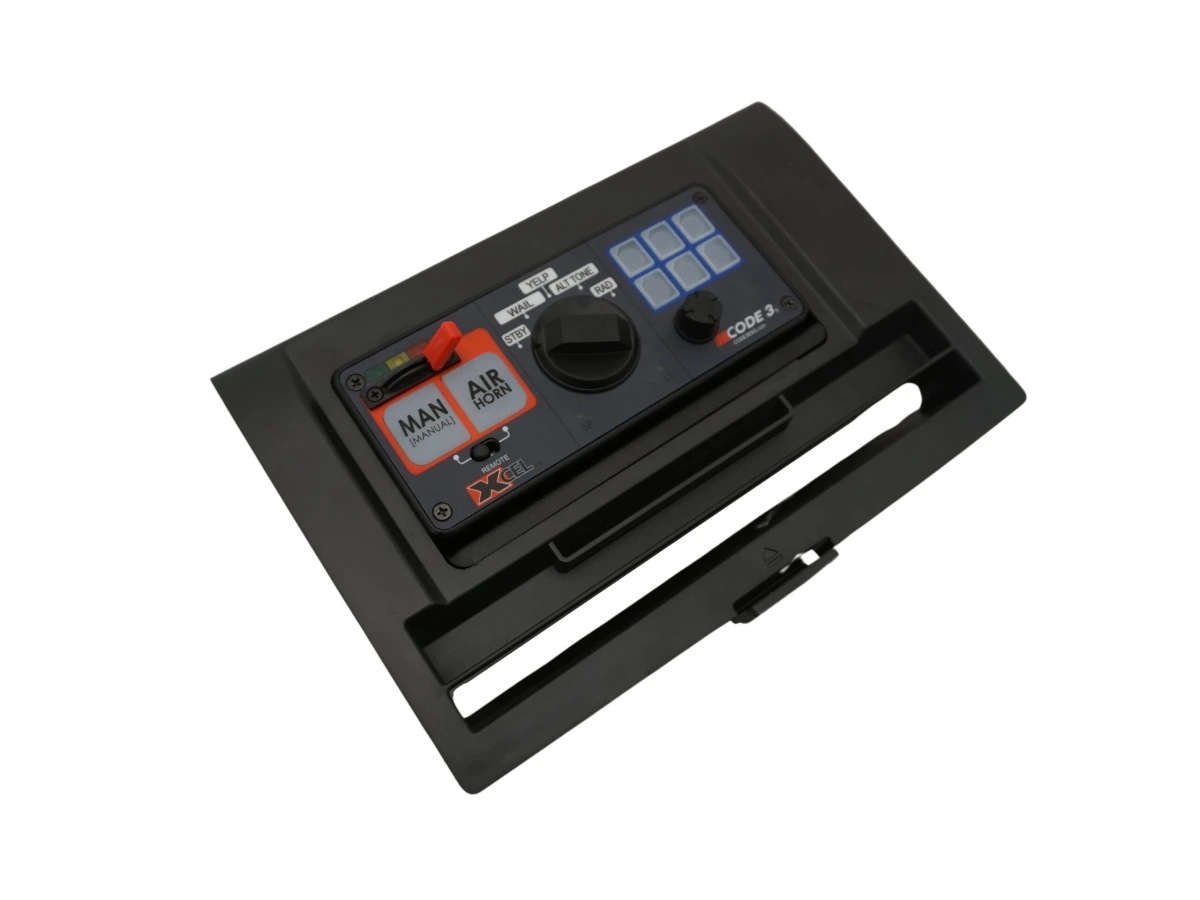 [C-EBX-C3-3] Equipment Bracket Kit for VSX Consoles Front Tray Siren Light Control – Code 3 XCEL™ 3492R Siren