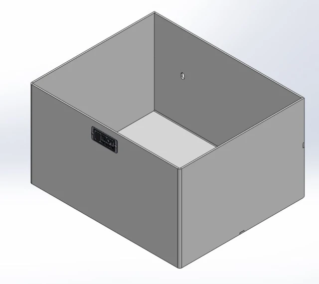 [AC-WB-BOX11] - 11" External Open-top Storage Box for Wide-Body Consoles