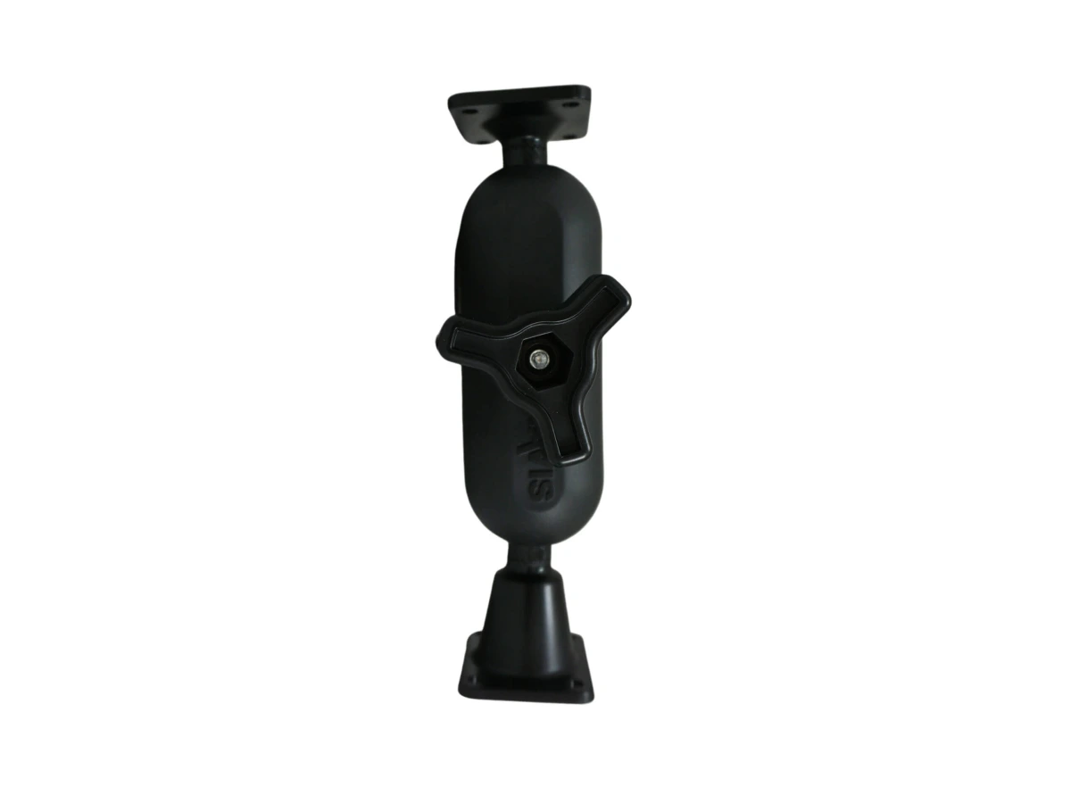 [DBM-1150-KS-0102] Dual Ball Mount with 1.50" Knob-Style Standard Housing, One Standard AMPS Plate & One Long AMPS Plate