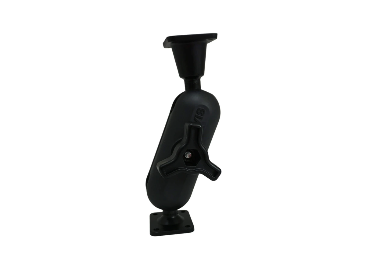 [DBM-1150-KS-0102] Dual Ball Mount with 1.50" Knob-Style Standard Housing, One Standard AMPS Plate & One Long AMPS Plate