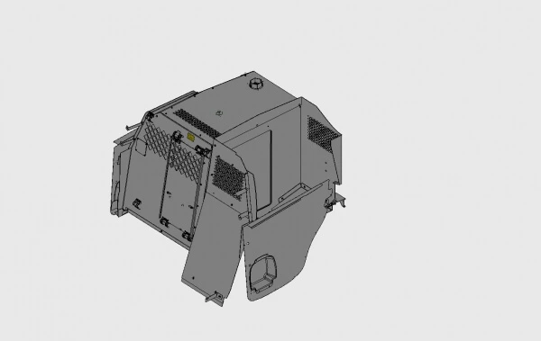 [K9-F28-PT] - K9 Prisoner Transport System For 2020-2024 Ford Interceptor Utility – White