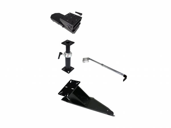 [PKG-PSM-352] - Premium Pedestal Mount package for 2013-2024 Dodge Ram 1500 Special Services Police Truck, Tradesman & 1500, 250