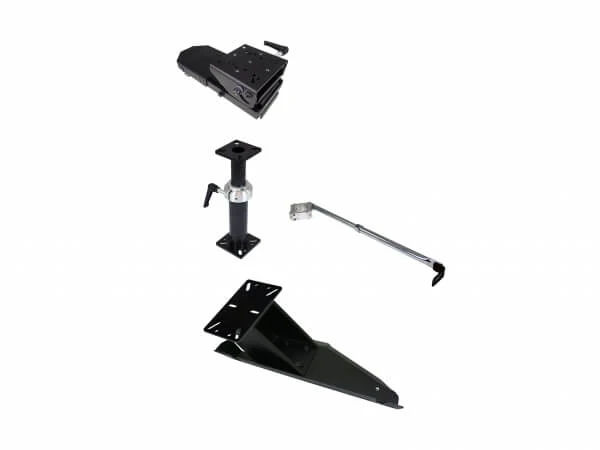 [PKG-PSM-352] - Premium Pedestal Mount package for 2013-2024 Dodge Ram 1500 Special Services Police Truck, Tradesman & 1500, 250