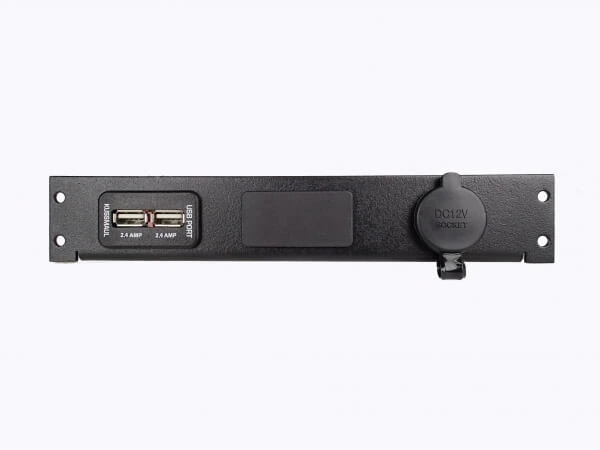 [C-LP1-PS2-USB] - DISCONTINUED – Lighter Plug Outlet W/ 1 Switch & 1 USB Cut Outs