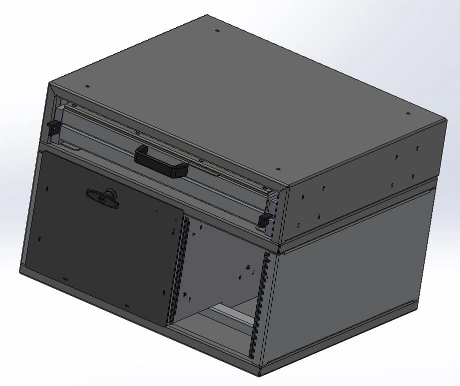 [CP-FS50] - Command Post, 24" W x 22" L x 17" H Modular System with Map Drawer and Draw-tight Locking Handle