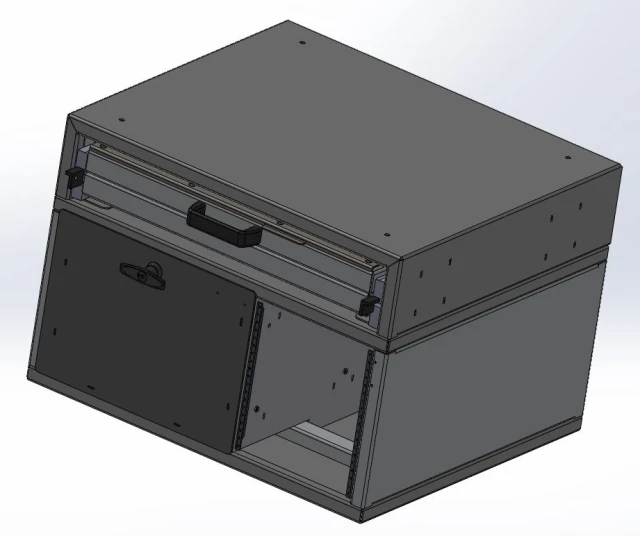 [CP-FS50] - Command Post, 24" W x 22" L x 17" H Modular System with Map Drawer and Draw-tight Locking Handle
