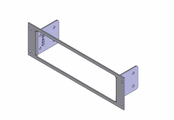 [C-EB25-KSG-1P] - OBSOLETE – 1-Piece Equipment Mounting Bracket, 2.5" Mounting Space, Fits Misc. Kustom G3 Digital Eyewitness DV