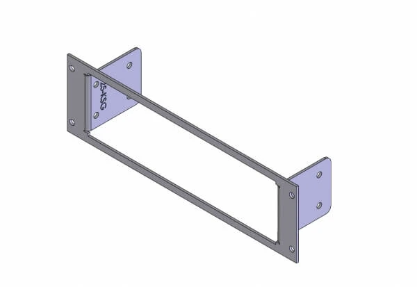 [C-EB25-KSG-1P] - OBSOLETE – 1-Piece Equipment Mounting Bracket, 2.5" Mounting Space, Fits Misc. Kustom G3 Digital Eyewitness DV