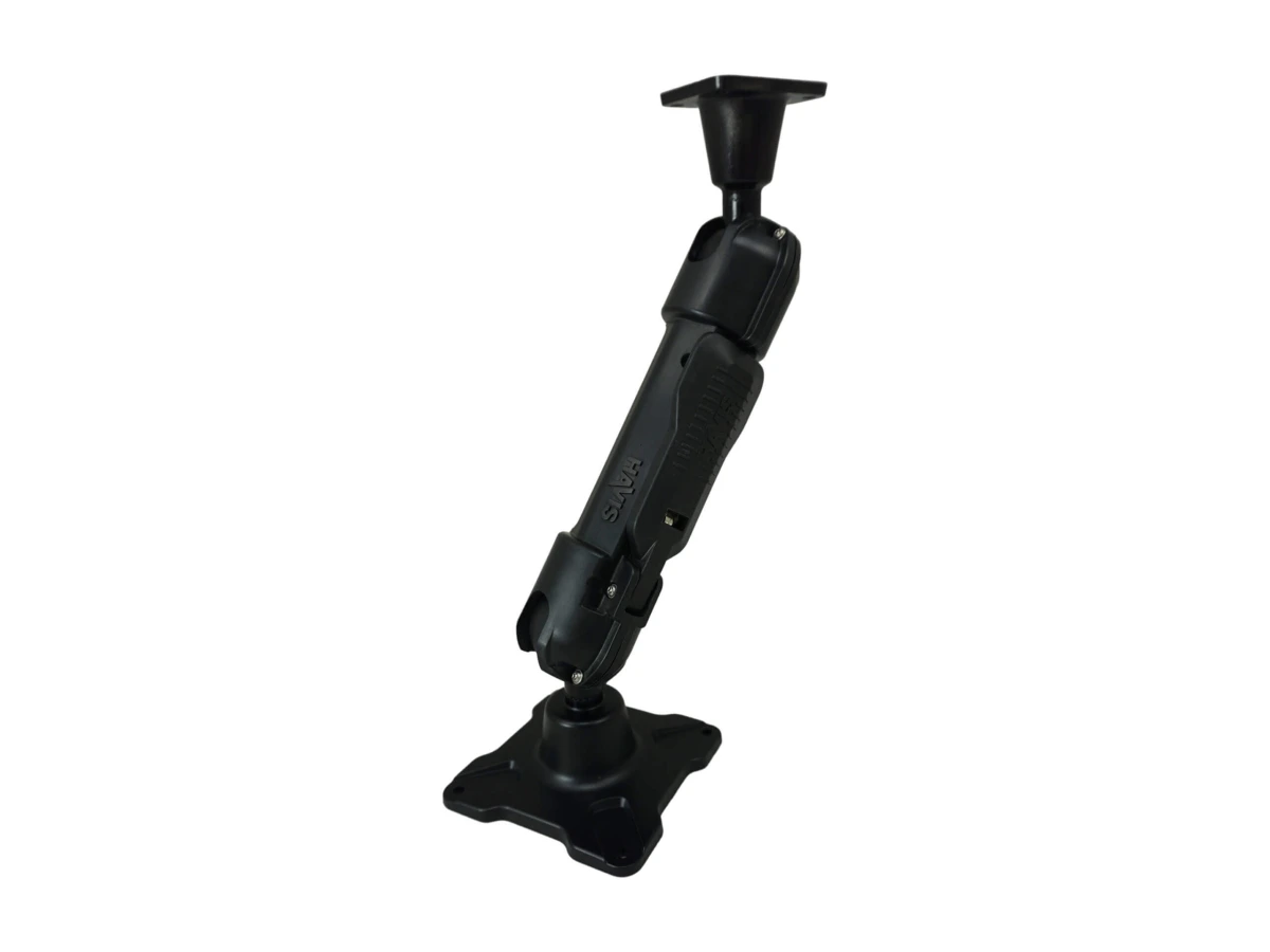 [DBM-1150-CL-0204] Dual Ball Mount with 1.50" Clamp-Style Long Housing, One Long AMPS Plate & One Long VESA 75 Plate