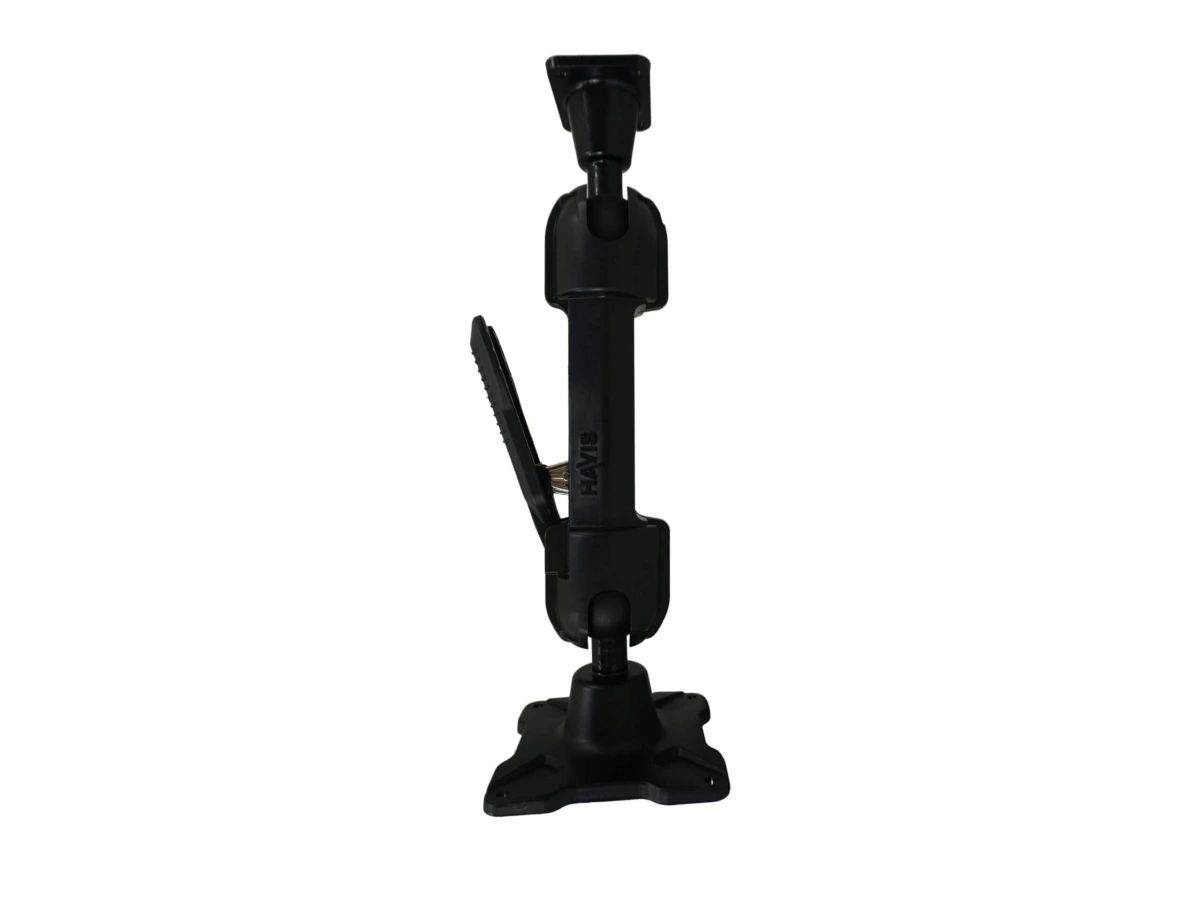 [DBM-1150-CL-0204] Dual Ball Mount with 1.50" Clamp-Style Long Housing, One Long AMPS Plate & One Long VESA 75 Plate