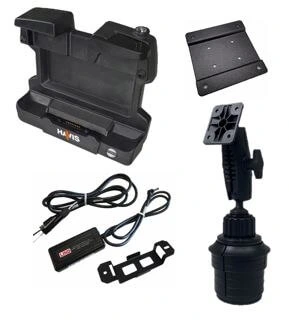 [PKG-HCS-PAN-1302-CUP] - OBSOLETE – Electronic Logging Device Cup Holder Solution for Panasonic TOUGHBOOK S1 tablet with Power S