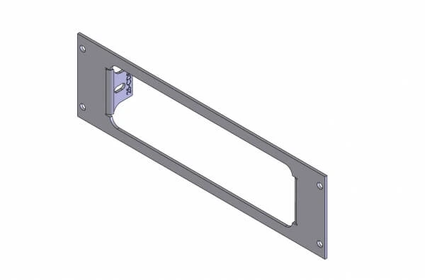 [C-EB25-CDR-1P] - 1-Piece Equipment Mounting Bracket, 2.5" Mounting Space, Fits Motorola CDM 750, 1250, 1550