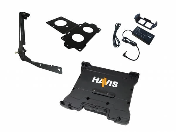 [PKG-DS-GTC-1206] - Package – Cradle For Getac B360 and B360 Pro Laptops With External Power Supply, Power Supply Mounting Brack