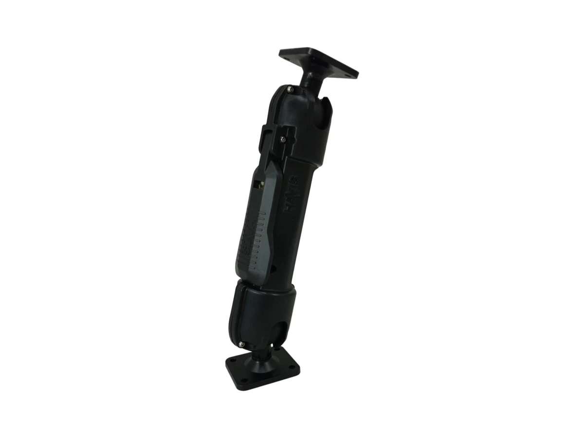 [DBM-1150-CL-0101] Dual Ball Mount with 1.50" Clamp-Style Long Housing & Two Standard AMPS Plates