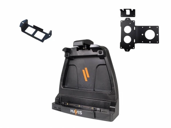[PKG-DS-GTC-901-3] - Package – Docking Station For Getac K120 Rugged Tablet With Triple Pass-Thru Antenna Connections & Power Su
