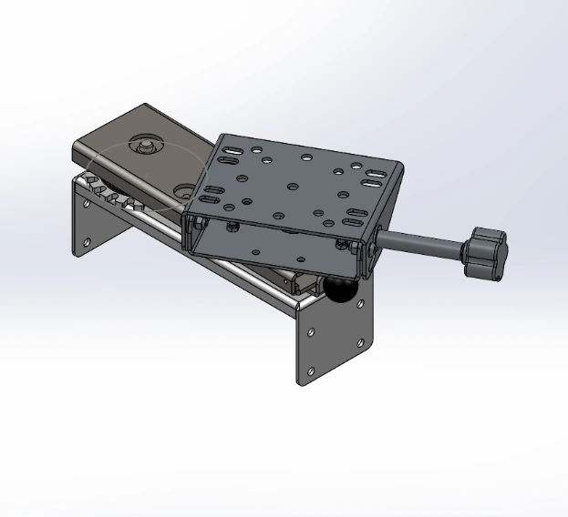 [CM-UMSH-SA-LED] - Console Short Bracket U-Mount Computer Mount with Rotating Swing-Arm