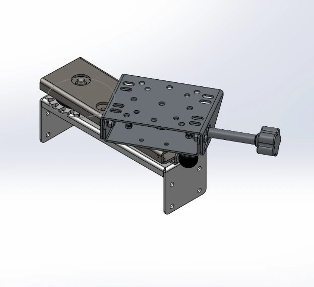 [CM-UMSH-SA-LED] - Console Short Bracket U-Mount Computer Mount with Rotating Swing-Arm
