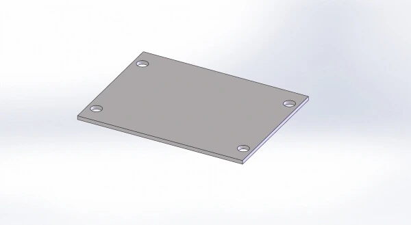[C-FPW-25] - 2-1/2" Filler Plate for Wide VSW Consoles
