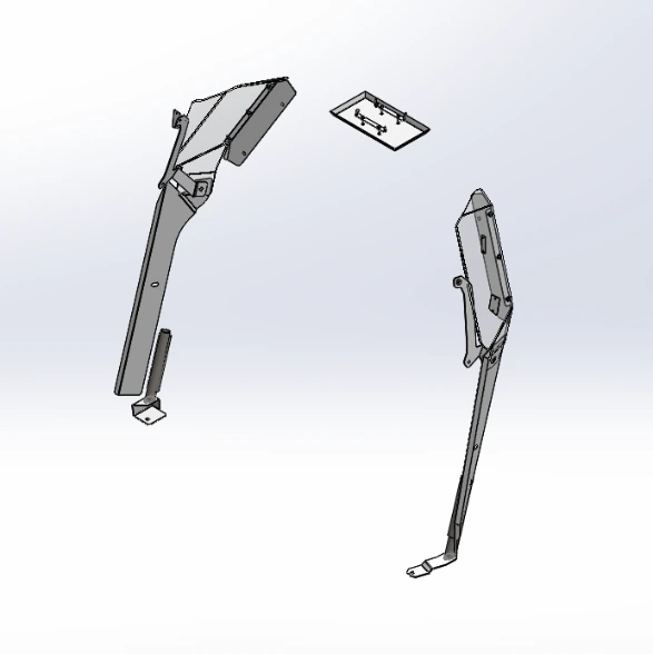 [2-SAB-DUR18-SM] - Dodge Durango SSV Bent-Frame Spacemaker Partition Mount