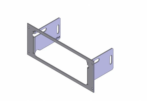 [C-EB35-F64-1P] - OBSOLETE – 1-Piece Equipment Mounting Bracket, 3.5" Mounting Space, Fits Federal Signal PA640