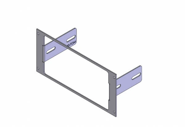 [C-EB40-TOM-1P] - OBSOLETE – 1-Piece Equipment Mounting Bracket, 4" Mounting Space, Fits Misc. Tomar 940, 948L & 948L-DCP