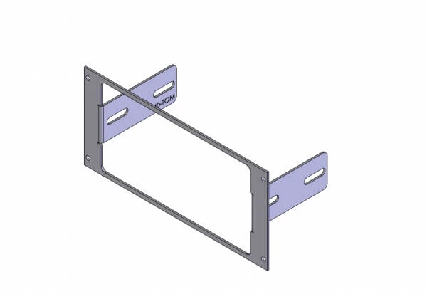 [C-EB40-TOM-1P] - OBSOLETE – 1-Piece Equipment Mounting Bracket, 4" Mounting Space, Fits Misc. Tomar 940, 948L & 948L-DCP