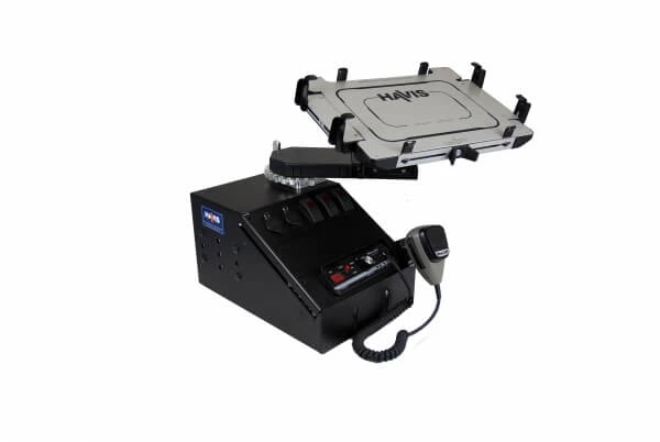 [C-SM-830] - DISCONTINUED – 8" Enclosed Low Profile Console, Without Vehicle Mount, 30 Degrees
