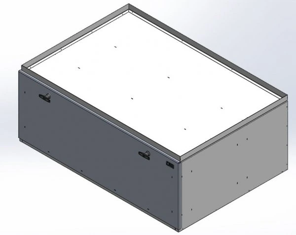 [CP-483318-TL] - Storage Vault, 48" W x 33" L x 18" H Single Drawer with carpet on top and Draw-tight Locking Handles