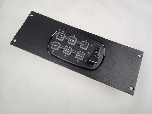 [C-EB30-WCC-1P] - OBSOLETE – 1-Piece Equipment Mounting Bracket, 3" Mounting Space, Fits Whelen WCC9 Switch Box