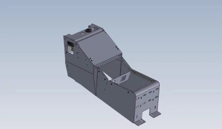 [CC-20UV-PRTR] - 2020+ Ford Police Interceptor UV Printer Console with 12" of Faceplate Mounting Space
