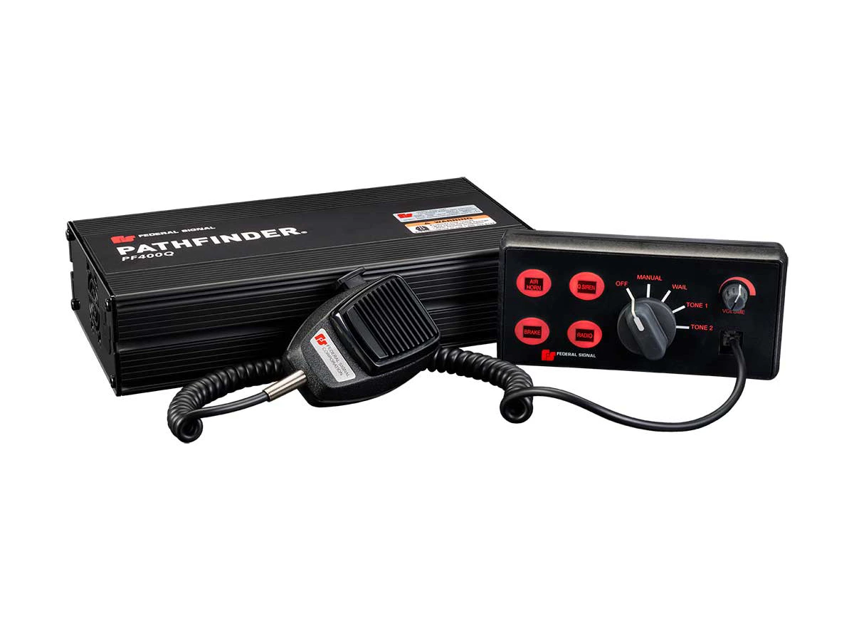 PF400Q Remote Surface-mount Controller with (4) Push-buttons and Rotary Knob
