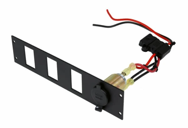 [C-LP1-PS3] - DISCONTINUED – Lighter Plug Outlet W/ 3 Switch Cut Outs