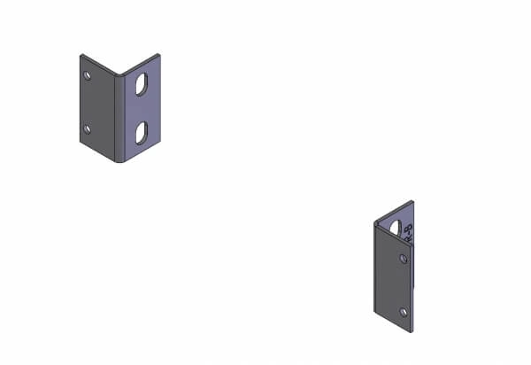 [C-EB20-PTR] - OBSOLETE – 2-Piece Equipment Mounting Bracket, 2" Mounting Space, Fits Patco Tracker