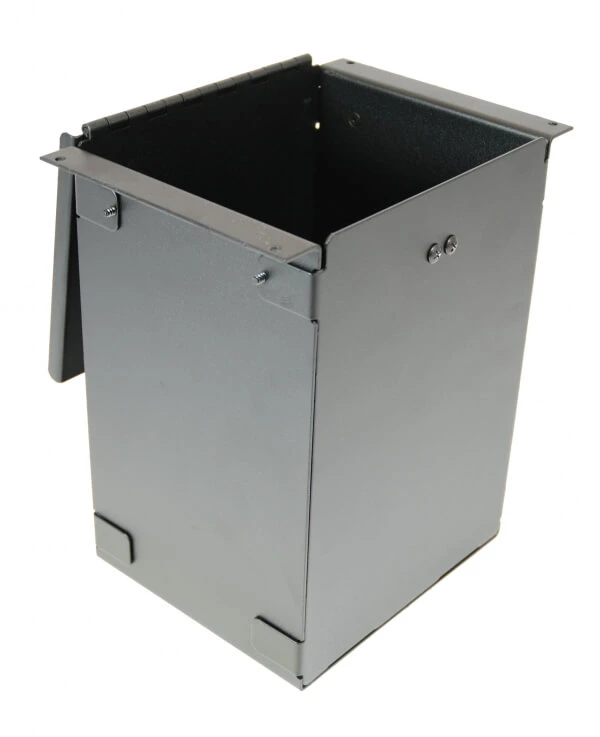 [C-AP-0695-L] - 6" Accessory Pocket W/Hinged Lid & Lock, 9.5" Deep