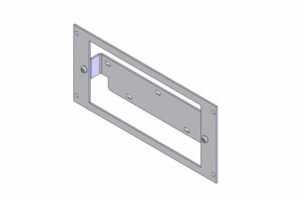 [C-EB40-399-1P] - OBSOLETE – 1-Piece Equipment Mounting Bracket, 4.0" Mounting Space, Fits Code 3/ Public Safety Equip. 3997, 39