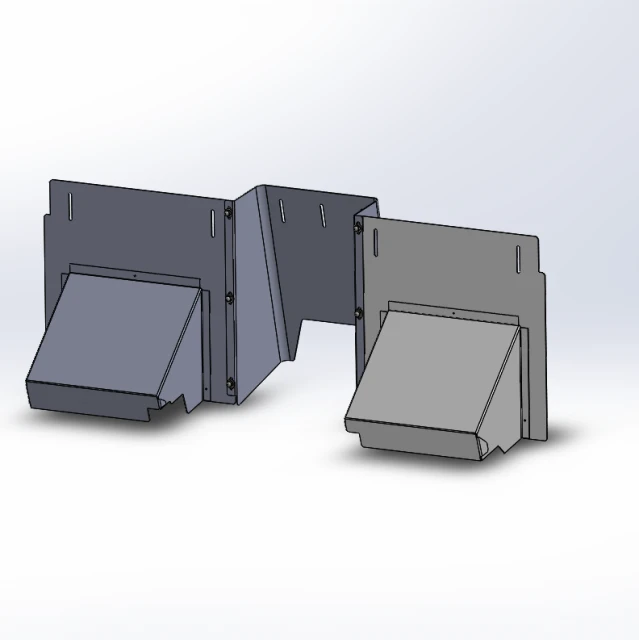 [KP-20-FDUV-SS] - 2020+ Ford Police Interceptor / Civilian Explorer Front Partition Kick Panels with Foot Pocket