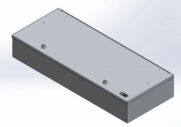 [CP-AR-37156-TL] - Storage Vault, 37" W x 15" L x 6" H Single drawer with Medeco Cam Lock on Top Lid and Foam Pad