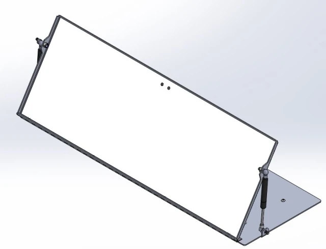 [CP-FSWB-GS-SH] - Command Post Accessory, 35" W x 12" L Whiteboard Module with Magnetic Steel-back