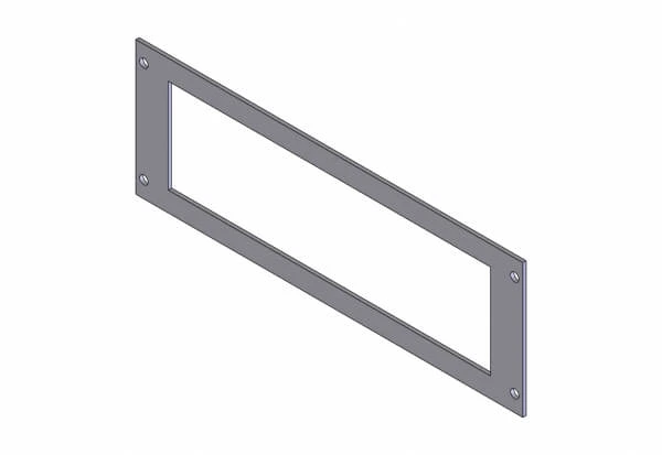 [C-EB30-PIO-1P] - OBSOLETE – 1-Piece Equipment Mounting Bracket, 3" Mounting Space, Fits Single Din AM/FM Radios