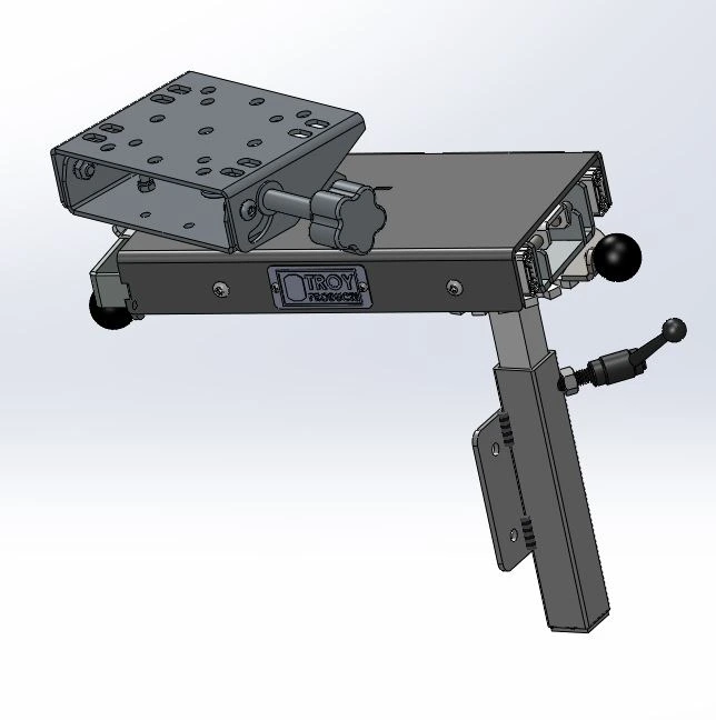 [CM-SDMT-SL-LED] - Console Side-Mount Computer Mount with Rotating & Extendable Slide-Arm