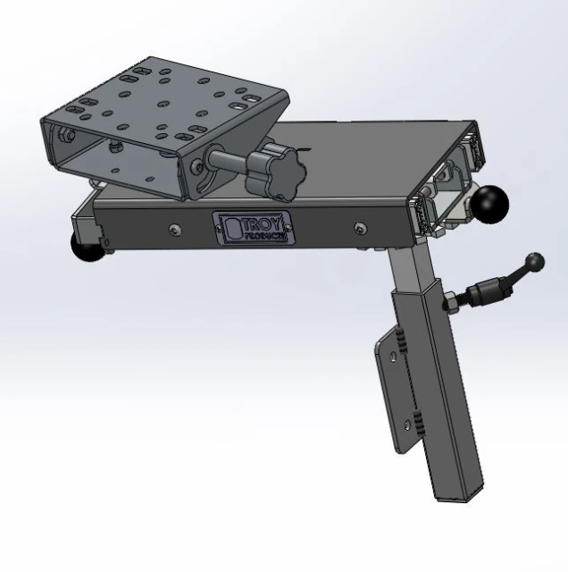 [CM-SDMT-SL-LED] - Console Side-Mount Computer Mount with Rotating & Extendable Slide-Arm