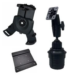 [PKG-HCS-UT-301-CUP] - OBSOLETE – Electronic Logging Device Cup Holder Solution with Universal Rugged Cradle for 7"-9" Devices