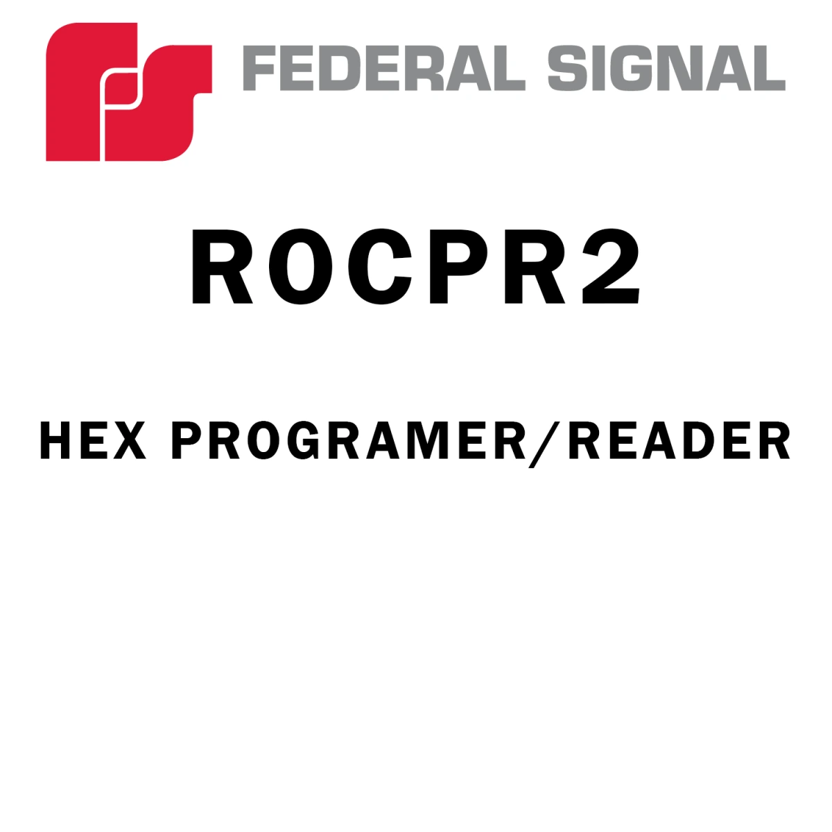 Federal Signal ROCPR2 Programmer