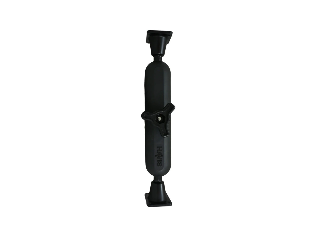 [DBM-1150-KL-0202] Dual Ball Mount with 1.50" Knob-Style Long Housing & Two Long AMPS Plates
