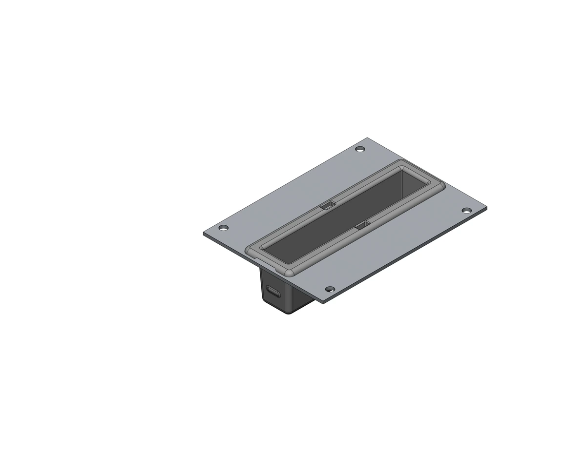 [C-AHW-45] - 4.5" Accessory Holder for 3.3"W Section of Wide Consoles
