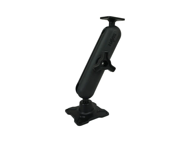 [DBM-1150-KL-0104] Dual Ball Mount with 1.50" Knob-Style Long Housing, One Standard AMPS Plate & One Long VESA 75 Plate