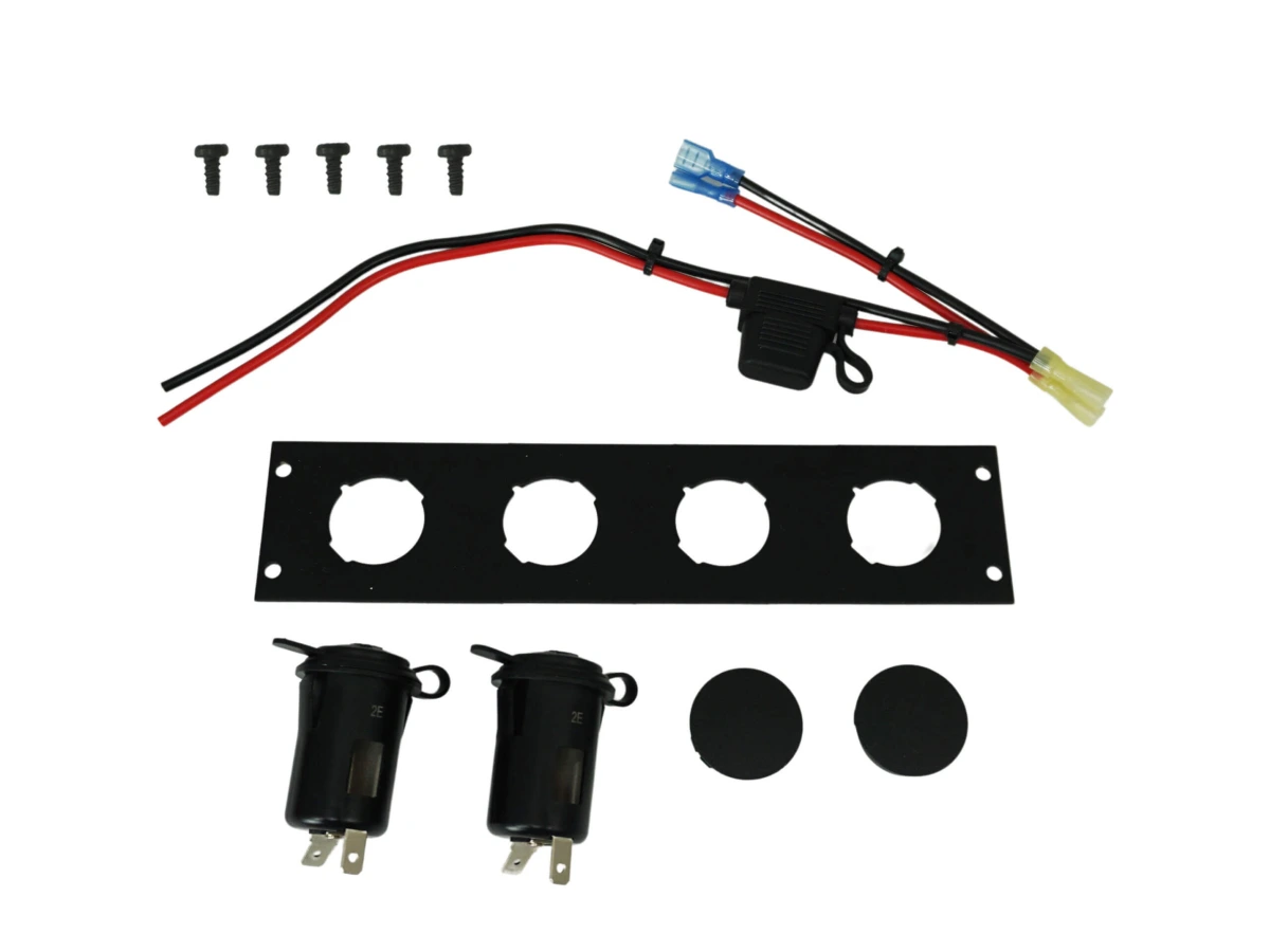 [C-LP-2] - Console Accessory Bracket Kit with 2 Lighter Plug Outlets