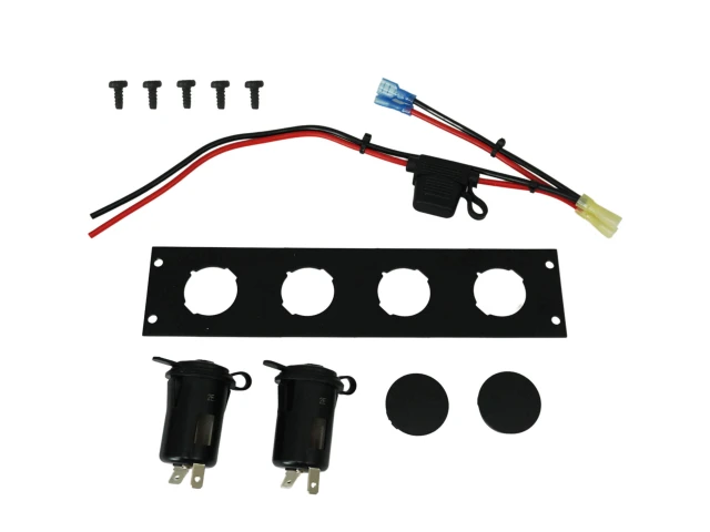 [C-LP-2] - Console Accessory Bracket Kit with 2 Lighter Plug Outlets